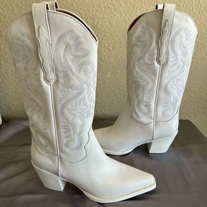 Jeffrey Campbell White Heeled Boots